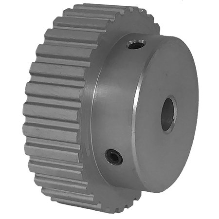 B B MANUFACTURING 32XL037-6A4, Timing Pulley, Aluminum, Clear Anodized,  32XL037-6A4